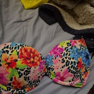 Floral Multicolor Women's Bra